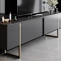 Pikkukuva 6 / 9: Olohuoneen kalustesetti Luxe Set - antrasiitti, kulta