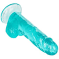 Miniatyrbillede 3 af 7: Calexotics - Størrelse Queen Dildo Blå 15,3 Cm