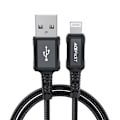 Miniatyrbillede 3 af 9: MFI kabel til iPhone USB - Lightning 2.4A 1.8m sort