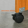 Miniatyrbillede 8 af 10: Klapbord Spisebord Mobilt Skrivebord Med Klapbord Sidebord Med Hjul Spisebord Til Køkken Hvid