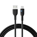 Pikkukuva 1 / 3: iPhone-kaapeli LED-merkkivalolla USB - Lightning 2.4A 2m musta