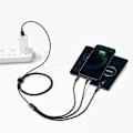 Miniatyrbillede 9 af 9: 3i1 USB kabel USB-C Iphone Lightning microUSB 3,5 A 1,5 m sort