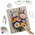 Miniatyrbild 2 av 9: Målning efter siffror 40x50 cm Massido Blommor