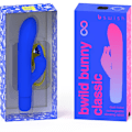Miniatyrbild 3 av 6: B Swish - Bwild Bunny Infinite Classic Uppladdningsbar Vibrator Blå Silikon
