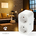 Miniatyrbillede 3 af 9: SmartLife Smart Plug | Wi-Fi | IP21 | Effektmåler | 3680 W | Type F (CEE 7/7) | 0 - 55 °C | Android™ / IOS | Hvid | 1 stk.
