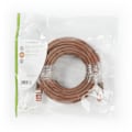 Pikkukuva 3 / 3: CAT6 Verkkokaapeli | RJ45 uros | RJ45 uros | S/FTP | 10.0 m | Pyöreä | LSZH | Ruskea | Muovipussi