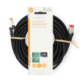 Pikkukuva 3 / 3: CAT6 Verkkokaapeli | RJ45 uros | RJ45 uros | S/FTP | 10.0 m | Pyöreä | LSZH | Musta | Label