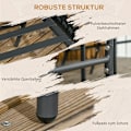 Pikkukuva 8 / 10: Setti 2 Puutarhatuolia Ja Tyynyjä, Boho Style -Puutarhatuolisarja, Puutarhatuoli, Puutarhakalusteet, Parveketuoli, Patiotuoli, Metallirunko