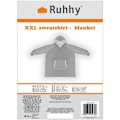 Pikkukuva 2 / 9: XXL collegepaita - harmaa peitto Ruhhy 24402