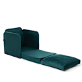 Miniatyrbillede 6 af 8: 1-sædet sovesofa Saga Single - Petrol Green