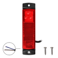 Miniatyrbillede 2 af 4: Baglygte 12/24V rød 126x30mm LED