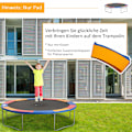 Miniatyrbild 6 av 10: Trampolintillbehörsset Kantskydd, Skyddsnät, För 8Ft-15Ft, Ø 366Cm, Färgglad