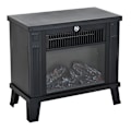 Pikkukuva 1 / 10: Sähkötakka Sähkötakka Takka Seisomatakka Liekkiefektillä 600/1200W, Metalli, Musta, 34X17X31 Cm