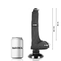 Miniatyrbillede 3 af 8: Basecock - Realistic Vibrator 2-1 Sort 18,5 Cm -O- 4 Cm