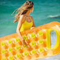 Miniatyrbillede 2 af 5: Oppustelig bademadras 188 x 71 cm orange - 58895 INTEX