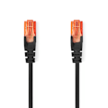 Pikkukuva 1 / 3: CAT6 Verkkokaapeli | RJ45 uros | RJ45 uros | U/UTP | 2.00 m | Pyöreä | PVC | Musta | Label