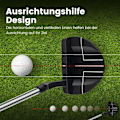 Miniatyrbillede 3 af 5: Golf Putter 89 cm rustfri stålhammer putter med rustfrit stål hoved og skridsikkert greb