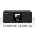 Miniatyrbild 1 av 8: DIRA S21i+ EWF Multifunktionell stereoradio DAB+ / FM / Internet / Bluetooth Svart