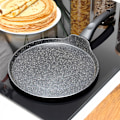 Miniatyrbillede 2 af 11: Pandekagepande granit BLACK LINE 26 cm