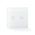 Pikkukuva 3 / 6: SmartLife Seinäkytkin | Wi-Fi | kaksois | Seinäkiinnitys | 1000 W | Android™ / IOS | Lasi | Valkoinen