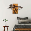 Miniatyrbild 4 av 9: Dekorativt träväggstillbehör Acaciaträd - 387-A