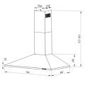 Pikkukuva 3 / 7: Liesituuletin Berdsen BT-213 INOX 60 cm