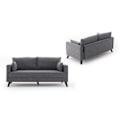 Miniatyrbillede 7 af 8: 2-Sæder Sofa Bella Sofa Til 2 Pr - Grå