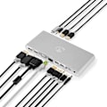 Pikkukuva 2 / 9: USB Telakointiasema | USB 3.2 Gen 1 | USB-C™ Uros | DisplayPort Naaras / HDMI naaras / RJ45 Naaras / VGA Naaras / 2x 3.5 mm naaras / 2x USB-C™ / 4x US