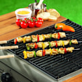 Miniatyrbillede 2 af 4: Grillspyd i stål: Perfekt til grøntsager og kød