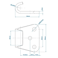 Pikkukuva 2 / 3: Tanko perävaunun salpaan SPP Z-11A