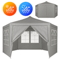 Pikkukuva 1 / 8: Garden Trade Pavilion Teltta 2x2x2 m Windows Gray MultiGardenilla