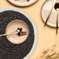 Miniatyrbillede 2 af 7: bordsæt i 4 dele lavet af tang