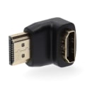 Pikkukuva 7 / 8: HDMI™ -sovitin | HDMI™ liitin | HDMI™ Ulostulo | Kullattu | Kulma, 90 ° | ABS-Muovi | Musta | 1 kpl | Laatikko