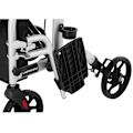Miniatyrbillede 4 af 9: 2-i-1 rehabiliteringsrollator med kørestolsfunktion, foldbar med taske op til 136 kg