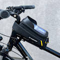 Miniatyrbillede 8 af 9: Cykelstelstaske med telefonetui 1l, sort
