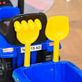 Pikkukuva 9 / 10: Lastenauto Lastenajoneuvoon Ajettava Auto New Holland Ajettava Auto Klassinen Auton Kävelyapu Torvella Muovinen Metallisininen