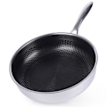 Miniatyrbillede 1 af 11: Hybrid stegepande: Non-stick, rustfrit stål, metalredskaber