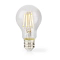 Pikkukuva 1 / 3: LED Filamenttilamppu E27 | A60 | 8 W | 1055 lm | 2700 K | Lämmin Valkoinen | Retrotyylinen | 1 kpl
