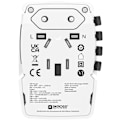 Miniatyrbillede 2 af 4: Verdens rejseoplader AC65PD World USB-A+USB-C PD 65W Jordet