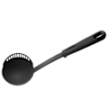 Miniatyrbillede 3 af 6: Øske med si, sort, BLACKLINE, 150 ml, 30,5 cm