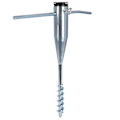 Miniatyrbillede 1 af 8: Praktisk metalstativ til haveparasolmontage