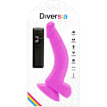 Miniatyrbild 9 av 10: Diversia - Flexibel Vibrerande Dildo Lila 21,5 Cm -O- 4,5 Cm