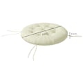 Miniatyrbillede 4 af 10: Havestolshynde Sædehynde Til Månestol Med 10 Cm Polstring, Stolehynde, Polyester, Beige