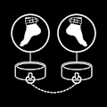 Miniatyrbild 10 av 11: Fetish Submissive - Vegansk läder ankelmanschetter med noprenfoder