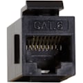 Miniatyrbillede 5 af 5: Keystone stik Cat6 UTP 2xRJ45 Sort