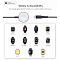 Miniatyrbillede 3 af 9: 5W induktiv oplader til Apple Watch + USB-C kabel, sort