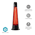Pikkukuva 1 / 8: SmartLife Patio lämmitin | Wi-Fi | 1200 W | 2 Lämpöasetusta | Oskillaatio | Kaatumissuoja | IP24 | Musta
