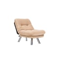 Miniatyrbillede 6 af 9: 1-sæders sovesofa Misa Small Solo - Creme