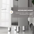 Miniatyrbillede 6 af 10: Smalt badeværelsesskab, toiletskab med justerbar hylde, 3 skuffer, badeværelsesskab til små rum badeværelse, stue 30 x 30 x 93 cm hvid |