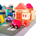 Miniatyrbillede 9 af 9: Træblokke 115 stk - by 23519